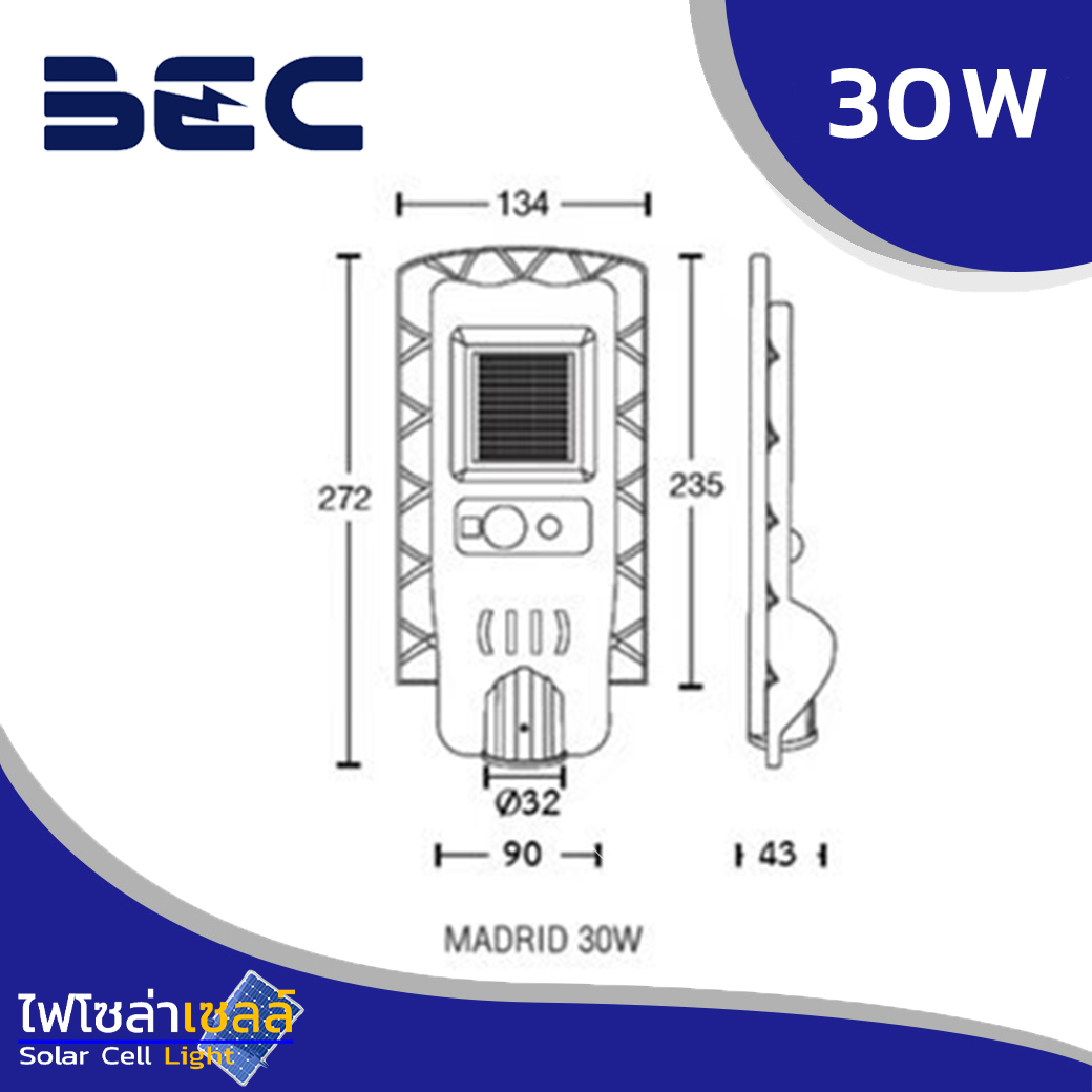 ไฟถนน-SOLAR-BEC-MADRID